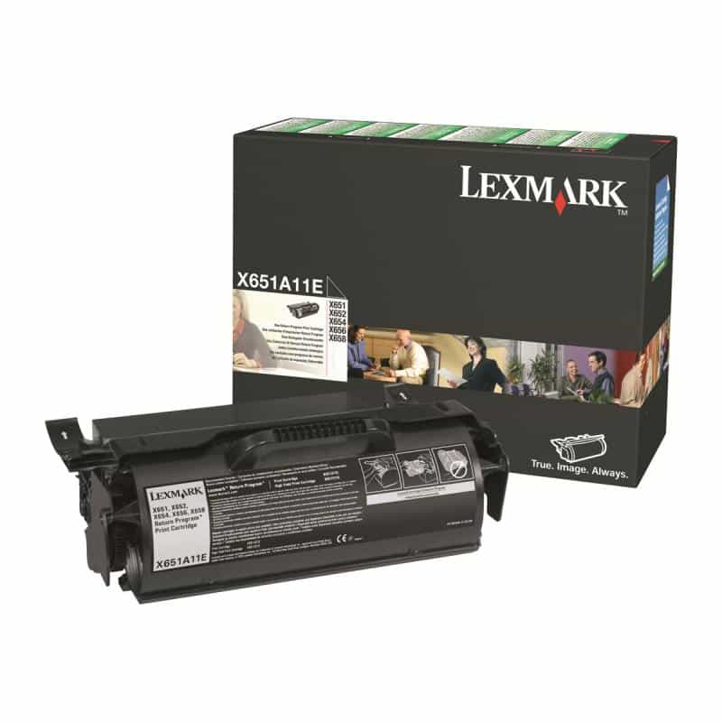 LEXMARK Schwarz Tonerpatrone LCCP, LRP