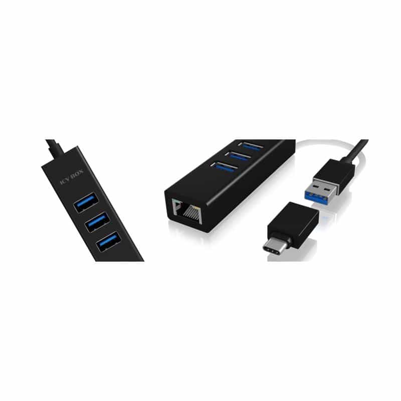 RAIDSONIC Icy Box BOX IB-HUB1419-LAN