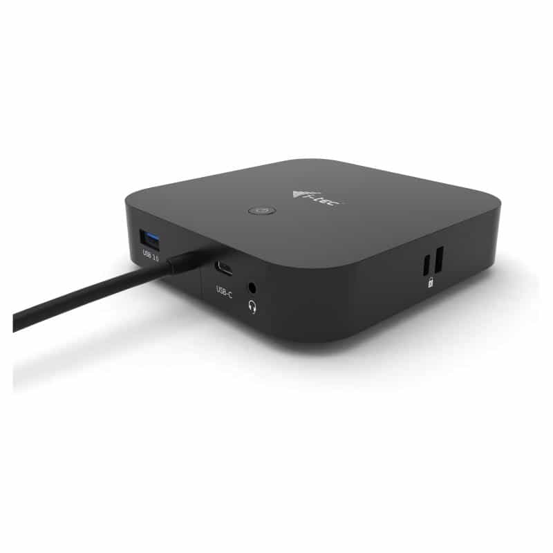 I-TEC USB-C HDMI DP Dock PD100W 2x LCD+ CHARGER-C112W