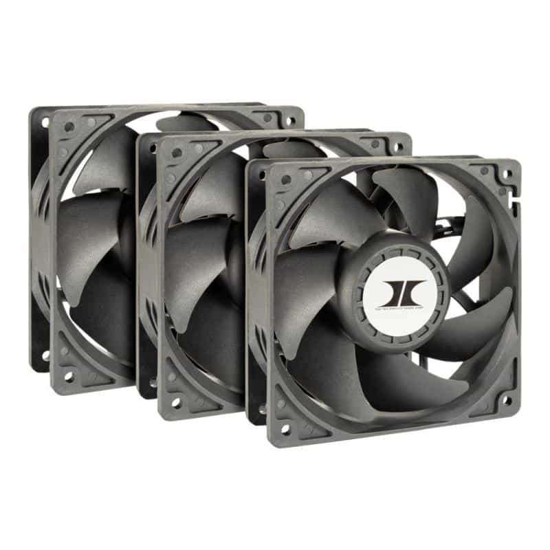INTERTECH Inter-Tech Lüfter 120*120*38 IPC Fan Set 3xLüfter 120mm