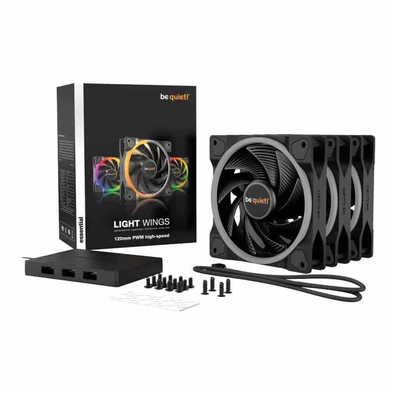 BE QUIET Lüfter be quiet! 120*120*25 Light Wings PWM high-speed (3x) BE QUIET Lüfter be quiet! 120*120*25 Light Wings PWM high-speed (3x)
