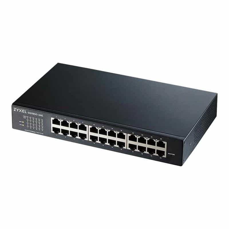 ZYXEL 24 Port GbE L2 Smart Switch, desktop, fanless V3