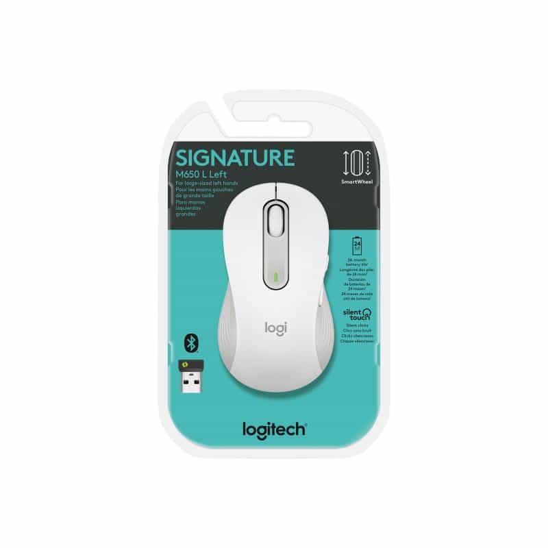 LOGITECH Signature M650 L Wireless Mouse OFF-WH