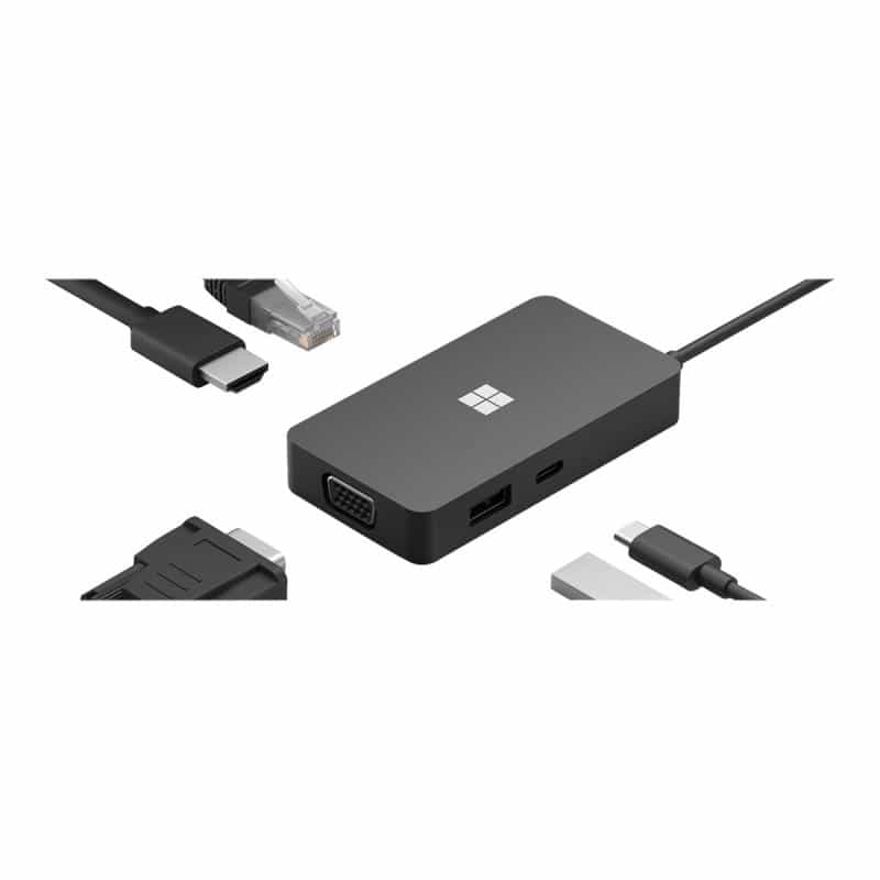 MICROSOFT USB-C Travel Hub - Dockingstation - USB-C ( 1E4-00003 )