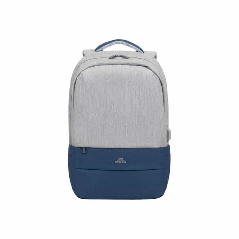 RIVACASE NB Rucksack Prater 17.3" 7567 grau/dunkel blau
