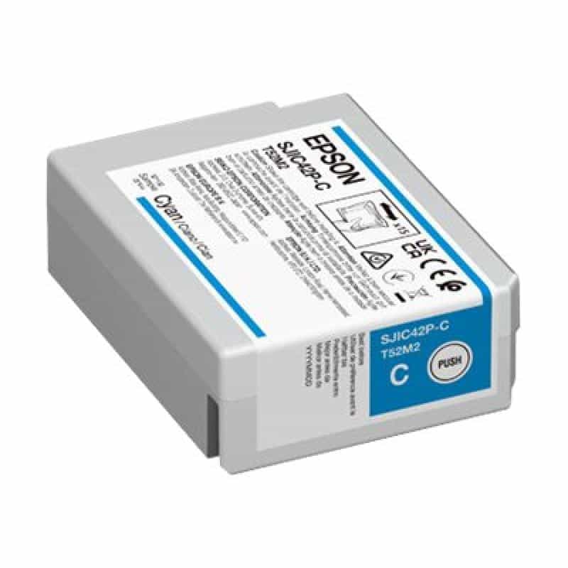 EPSON SJIC42P-C Ink cartridge for ColorWorks C4000e Cyan