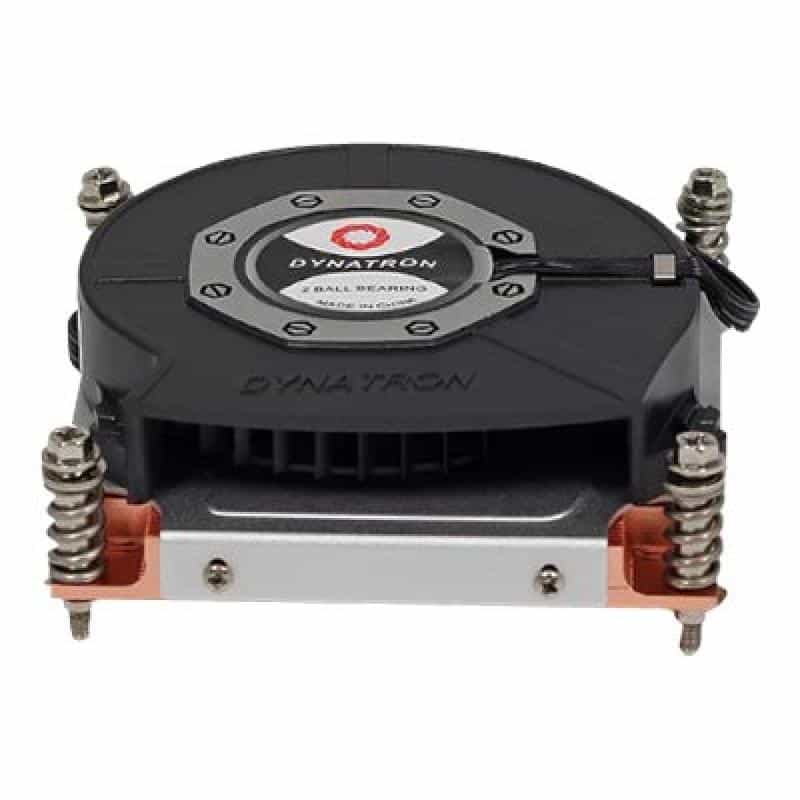 DYNATRON Q3 Intel CPU Kuehler LGA1700 1U Kuehlkoerper aus Kupfer und Kühlrippen Aktiv mit PWM bis zu