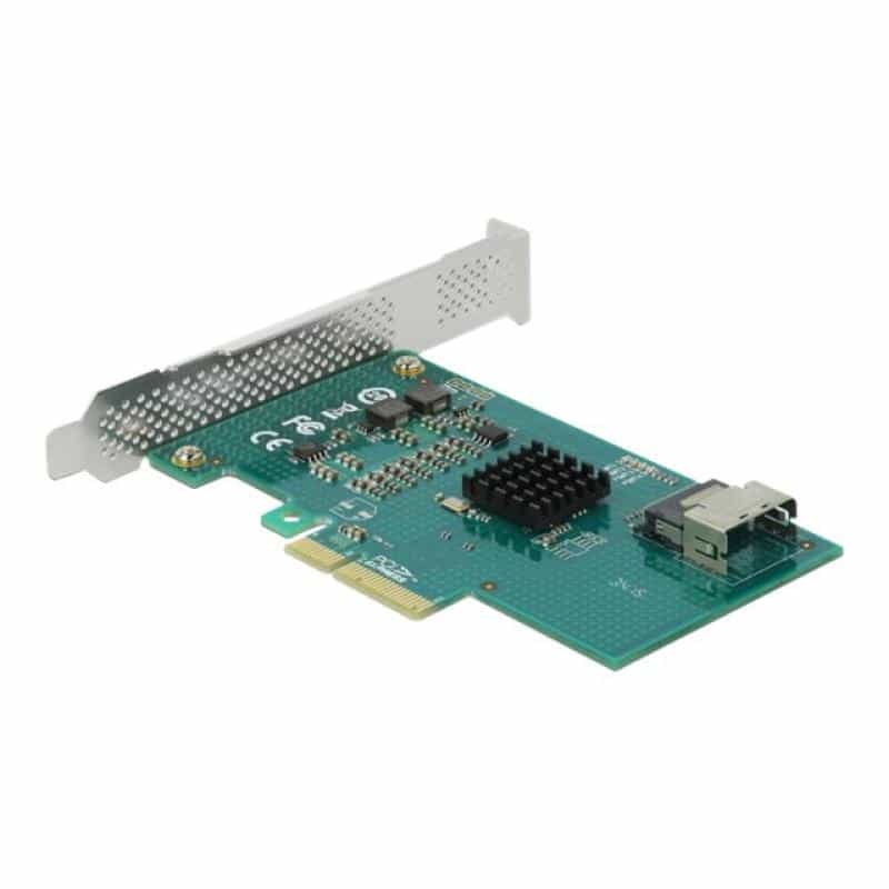 DELOCK PCI Express Karte zu 4 x SATA 6Gb/s RAID und HyperDuo - Low Profile Formfaktor