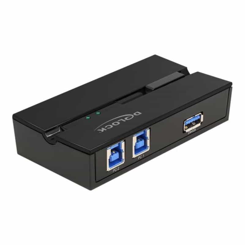 DELOCK USB 3.0 Switch für 2 PC an 1 Gerät