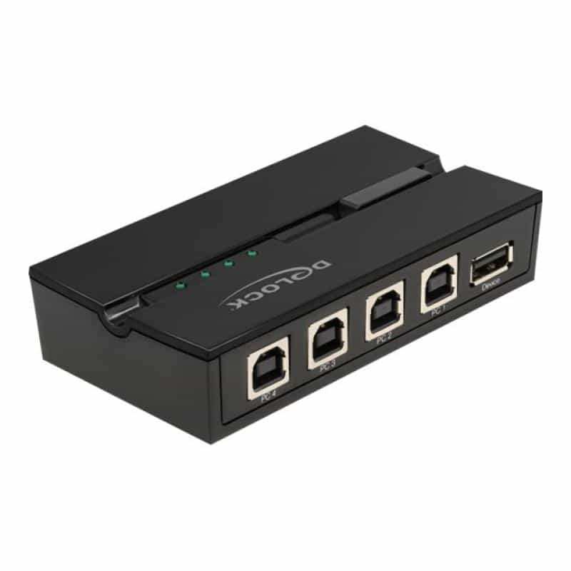 DELOCK USB 2.0 Switch für 4 PC an 1 Gerät
