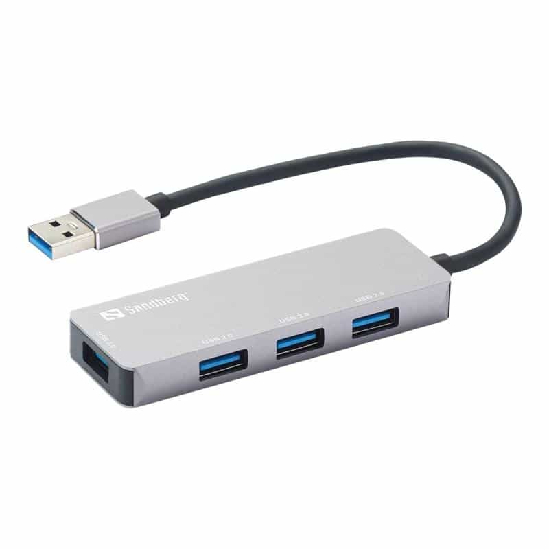 SANDBERG USB-A Hub 1xUSB3.0+3x2.0 SAVER