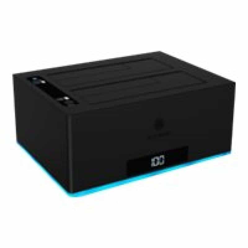 RAIDSONIC Docking- & Klonstation IcyBox 2,5"& 3,5" SATA, USB3.0 TypeA