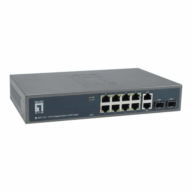 LEVELONE Switch 10x GE GEP-1221