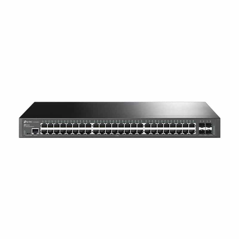 TP-LINK JetStream? 48-Port Gigabit L2+ Managed Switch with 4 10GE SFP+ Slots
