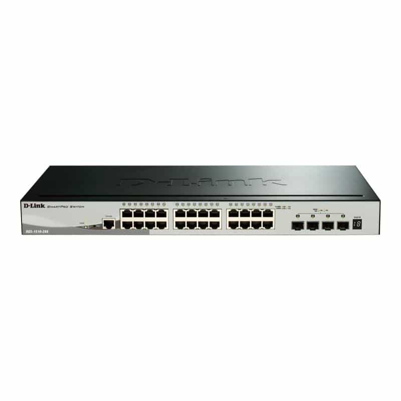 D-LINK 28-Port Smart Managed Gigabit Stack Switch 4x 10G, dlink|green 3.0
