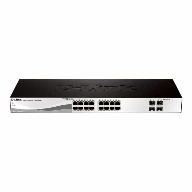 D-LINK 20-Port Layer2 Smart Managed Gigabit Switch, dlink|green 3.0