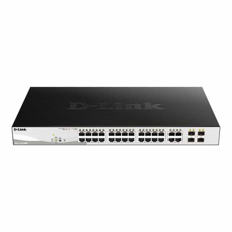 D-LINK 28-Port Layer2 PoE+ Gigabit Smart Managed Switchdlink|green 3.0, 24x 10/100/1000Mbit/s TP (RJ