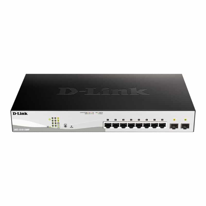 D-LINK 10-Port Layer2 PoE+ Smart Managed Gigabit Switch8 x 10/100/1000Mbit/s TP (RJ-45) PoE Port, Po