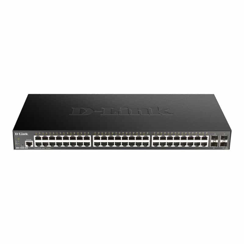 D-LINK 52-Port Smart Managed Gigabit Switch 4x 10Gdlink|green 3.0, 48x 10/100/1000Mbit/s TP (RJ-45)