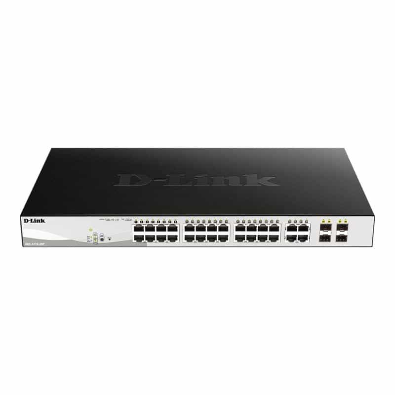D-LINK 28-Port Layer2 PoE Gigabit Smart Managed Switchdlink|green 3.0, 24x 10/100/1000Mbit/s TP (RJ-