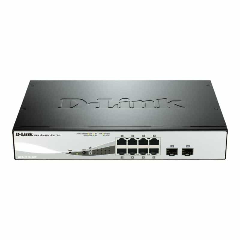 D-LINK 8-Port Layer2 PoE Smart Managed Gigabit Switchdlink|green 3.0, 8x 10/100/1000Mbit/s TP (RJ-45