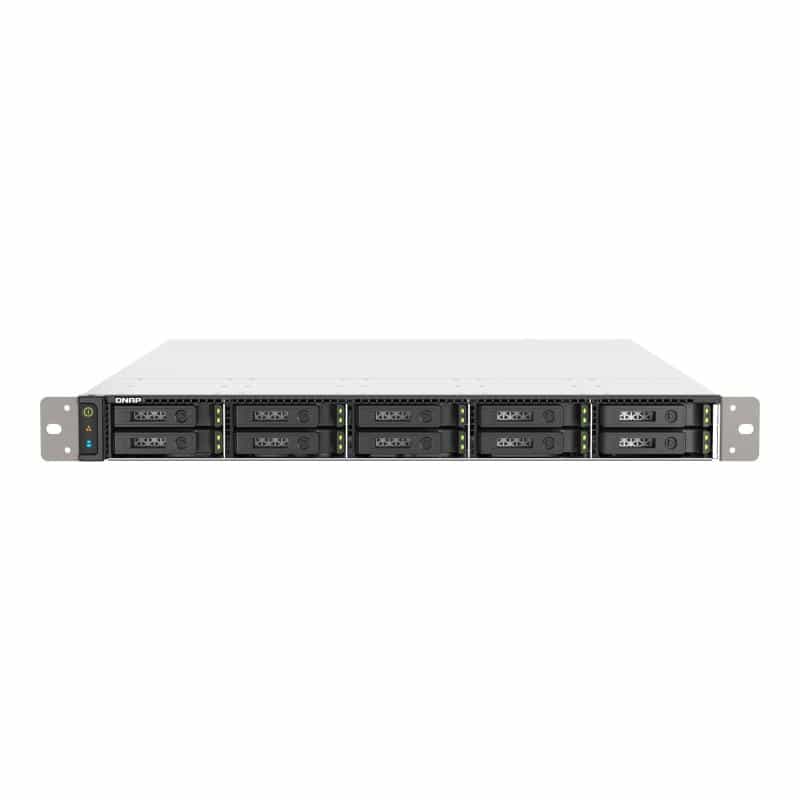 QNAP 1U 10-bay all flash NAS, U.2/U.3 NVMe PCIe Gen4 x4 and SATA 6Gbps bays, AMD EPYC 7232P 8C 16T 3 QNAP 1U 10-bay all flash NAS, U.2/U.3 NVMe PCIe Gen4 x4 and SATA 6Gbps bays, AMD EPYC 7232P 8C 16T 3
