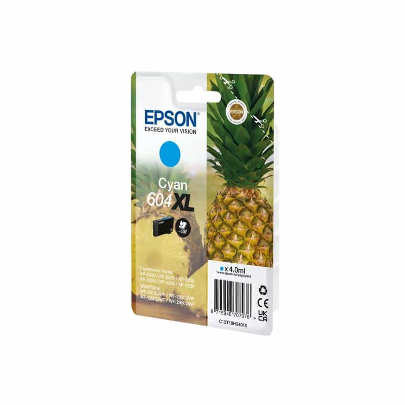 EPSON Tinte 604XL C13T10H24010 Cyan bis zu 350 Seiten
