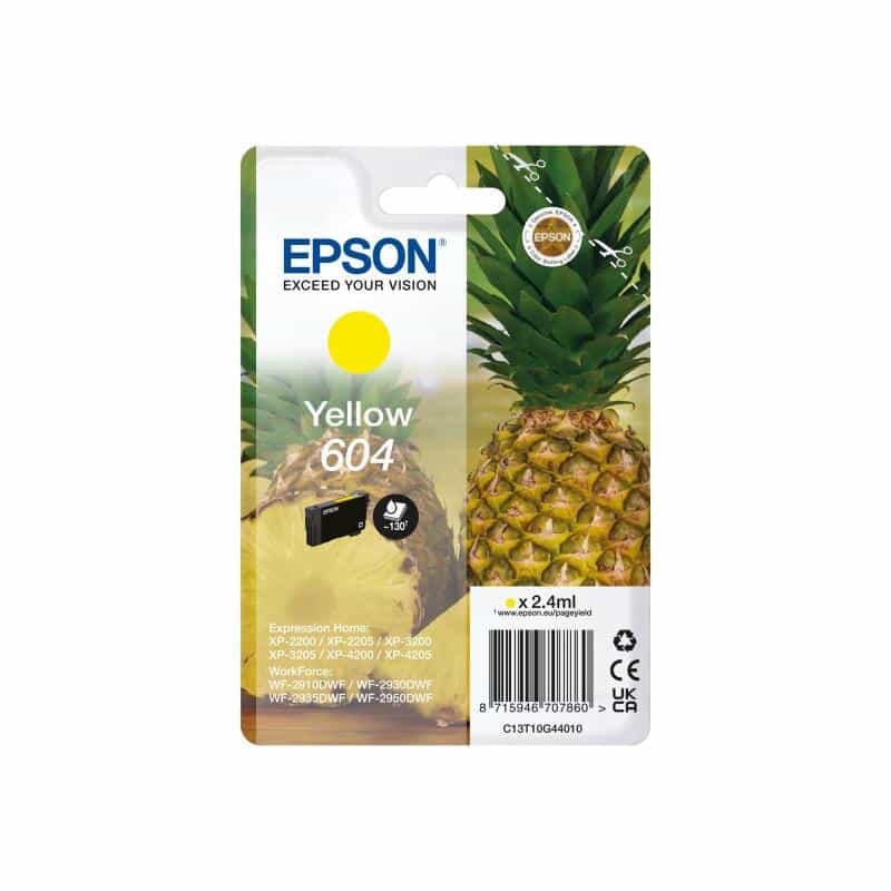 EPSON 604 Singlepack - 2.4 ml - Gelb