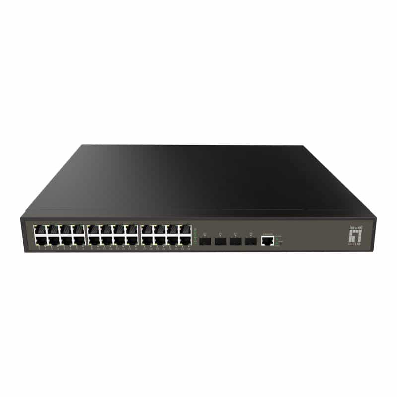 LevelOne Switch  8x GE GEL-1061      4xGSFP 19"