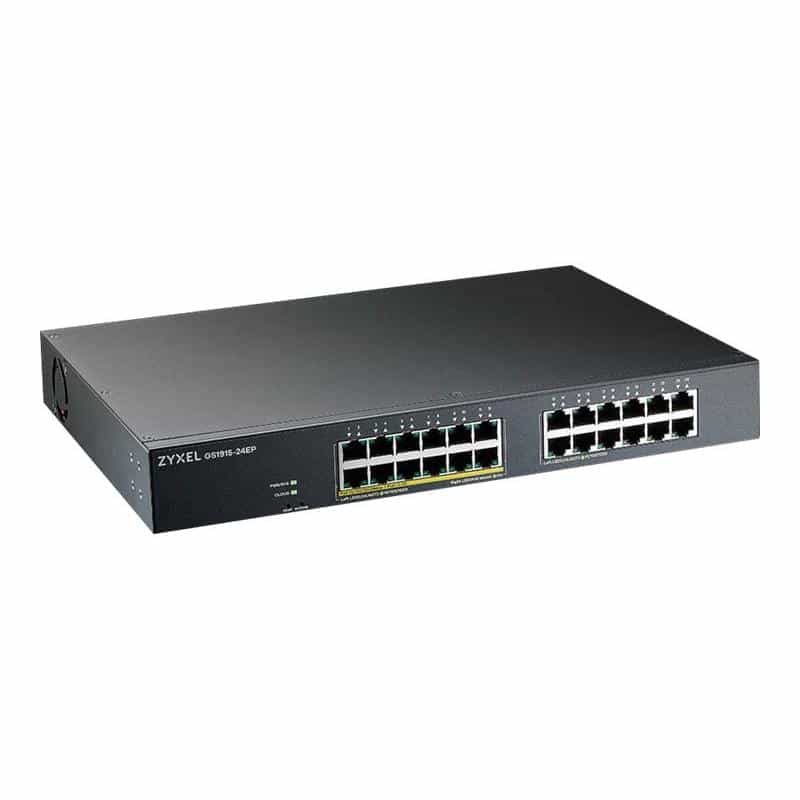 ZyXEL 24-Port GbE+ 130Watt 802.3at Smart Switch NebulaFlex.