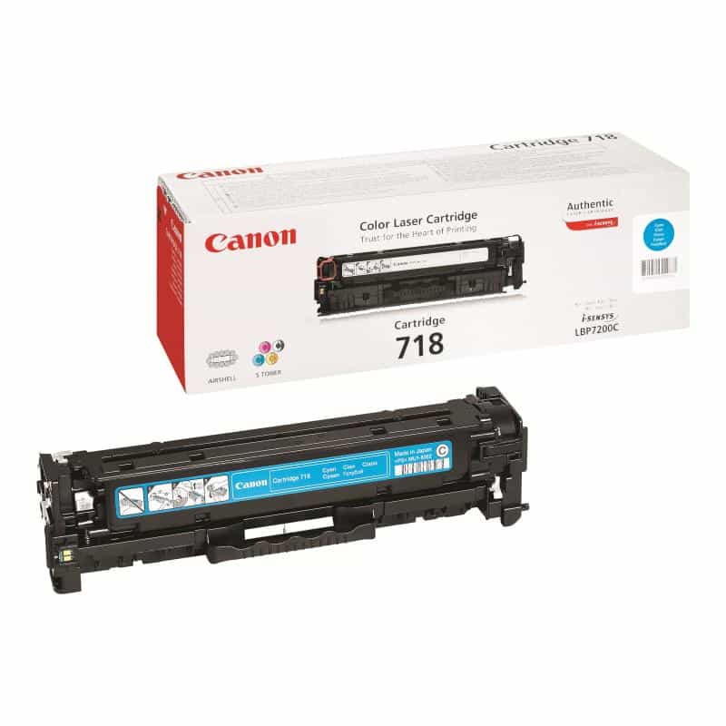 CANON 718 Cyan Cyan Tonerpatrone