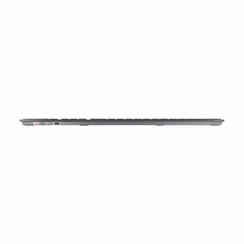 CHERRY TAS KW 9100 SLIM Wireless EU-Layout schwarz/silber