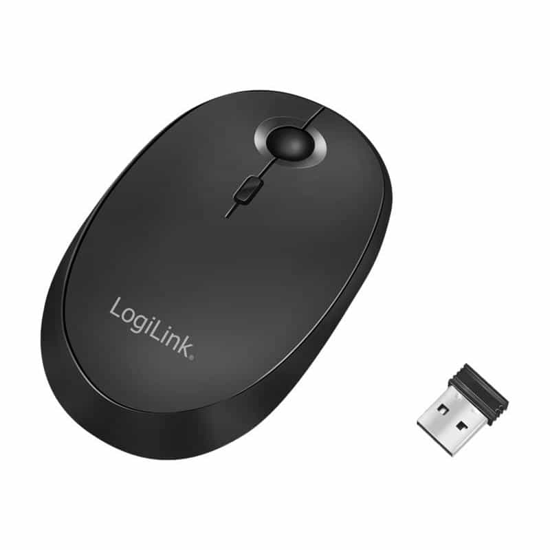 LOGILINK Maus Funk & Bluetooth,2.4GHz,800/1200/1600dpi,schw.