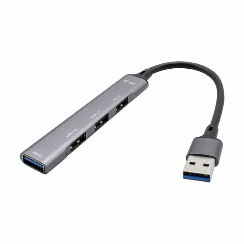 I-TEC USB 3.0 Metal HUB 1x USB 3.0 3x USB 2.0 ohne Netzteil