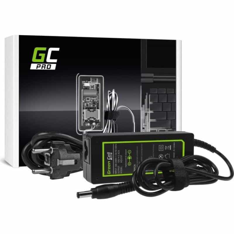 GREEN CELL PRO Laptop Charger for Toshiba Asus Lenovo - 19V - 3.42A - 65W