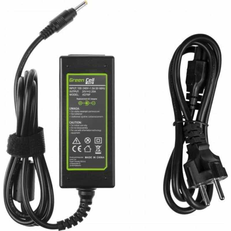 GREEN CELL PRO Laptop Charger for Lenovo IdeaPad 100 Yoga - 20V - 2.25A - 45W