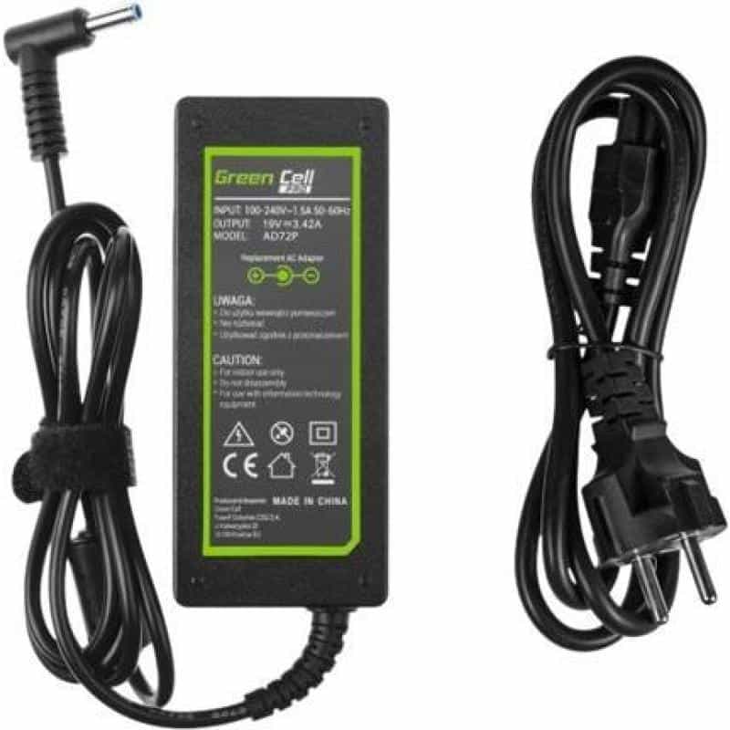 GREEN CELL PRO Laptop Charger for AsusPro BU400 PU551 - 19V - 3.42A - 65W