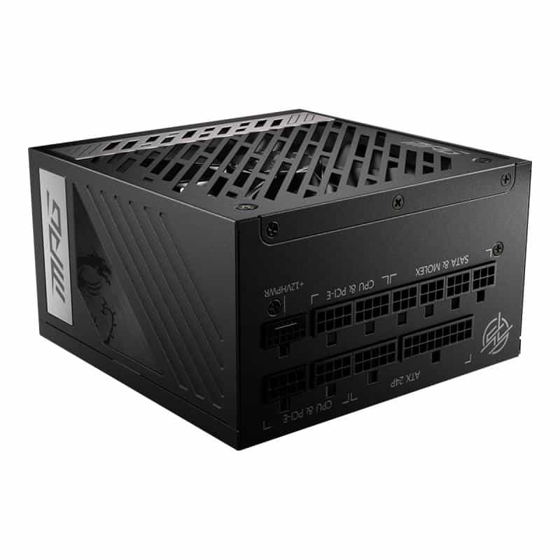 MSI MPG A1000G 1000 Watt ATX 80+ Gold Netzteil PCIe5.0 vollmodular 135mm Lüfter