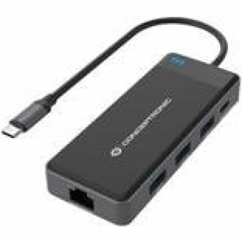 CONCEPTRONIC Adapter USB-C->2xHDMI,GbE,PD,3xUSB3.0   0.25 gr