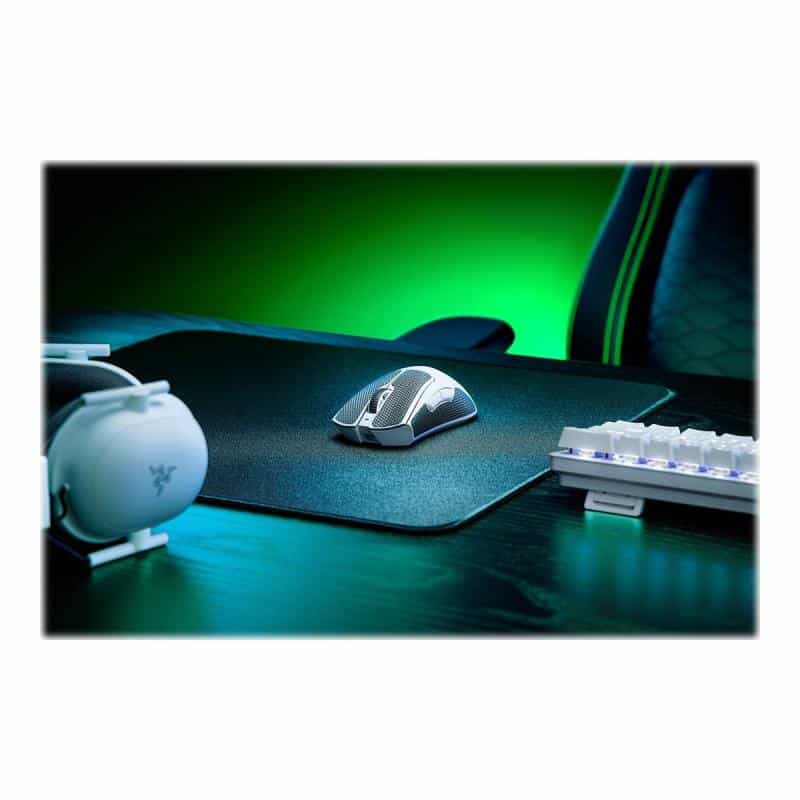 RAZER DeathAdder V3 Pro Kabellose/gebundene Gaming Maus weiß