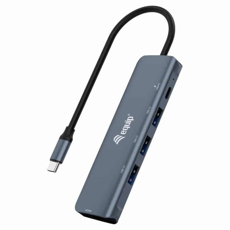 EQUIP Adapter USB-C -> HDMI,USB3.0,PD        4K30Hz 0.15m gr