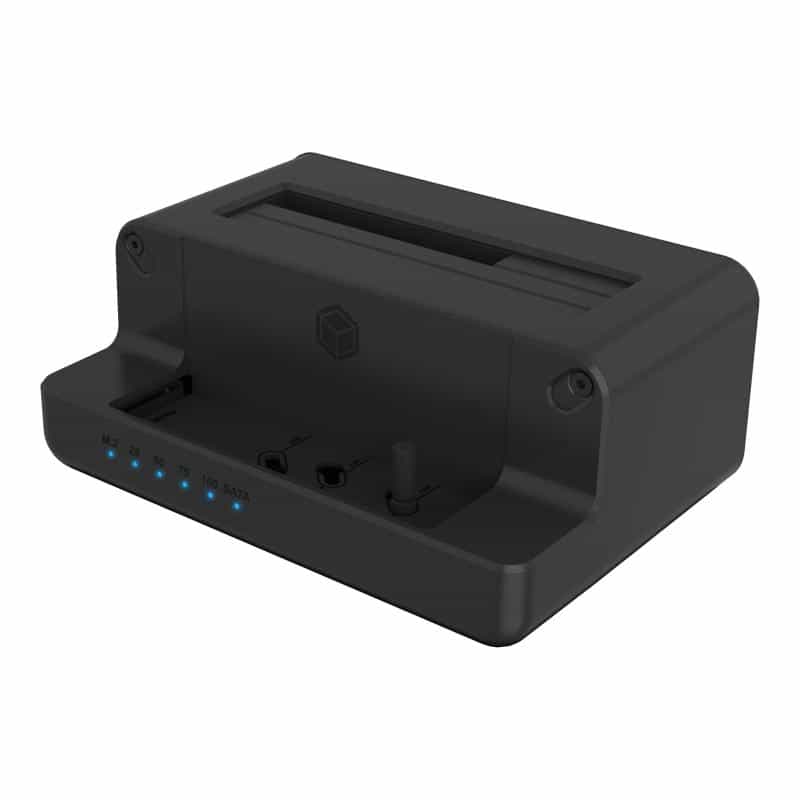 RAIDSONIC Docking- & Klonestation IcyBox M.2NVMe SSD,2,5"/3,5"SSD/HDD retail