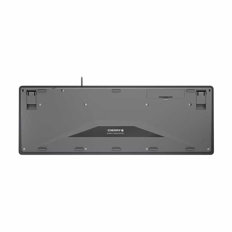 CHERRY TAS STREAM PROTECT KEYBOARD Corded DE-Layout schwarz