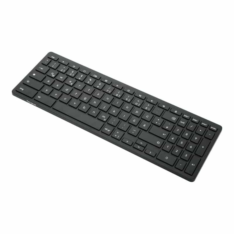 TARGUS AKB872 Tastatur DE-Layout, antimicrobial, Bluetooth, Scissor-Key, schwarz