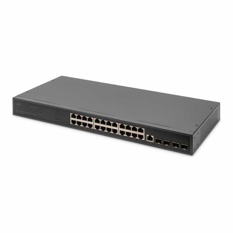DIGITUS 24 Port GE 4 SFP+ UPLINK L3 Switch 24 Port 10/100/1000+4SFP+ UPLINK Switch