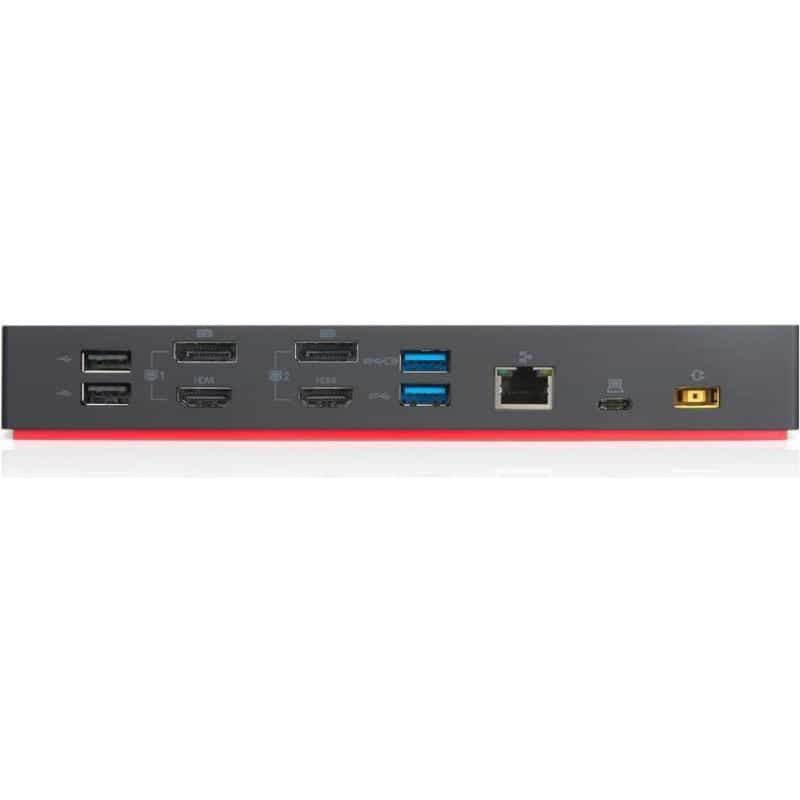 LENOVO ThinkPad Hybrid USB-C with USB-A Dock Kabelgebunden USB 3.2 Gen 2 (3.1 Gen 2) Type-C Schwarz