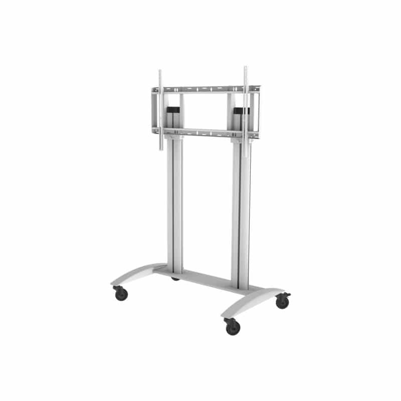 PEERLESS-AV SR598W fahrbarer Rollwagen 139,7cm 55Zoll bis 248,9cm 98Zoll 136Kg Farbe Weiss
