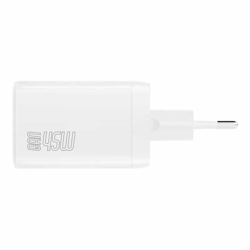 4SMARTS Ladegerät PDPlug Dual 45W GaN 2C weiß