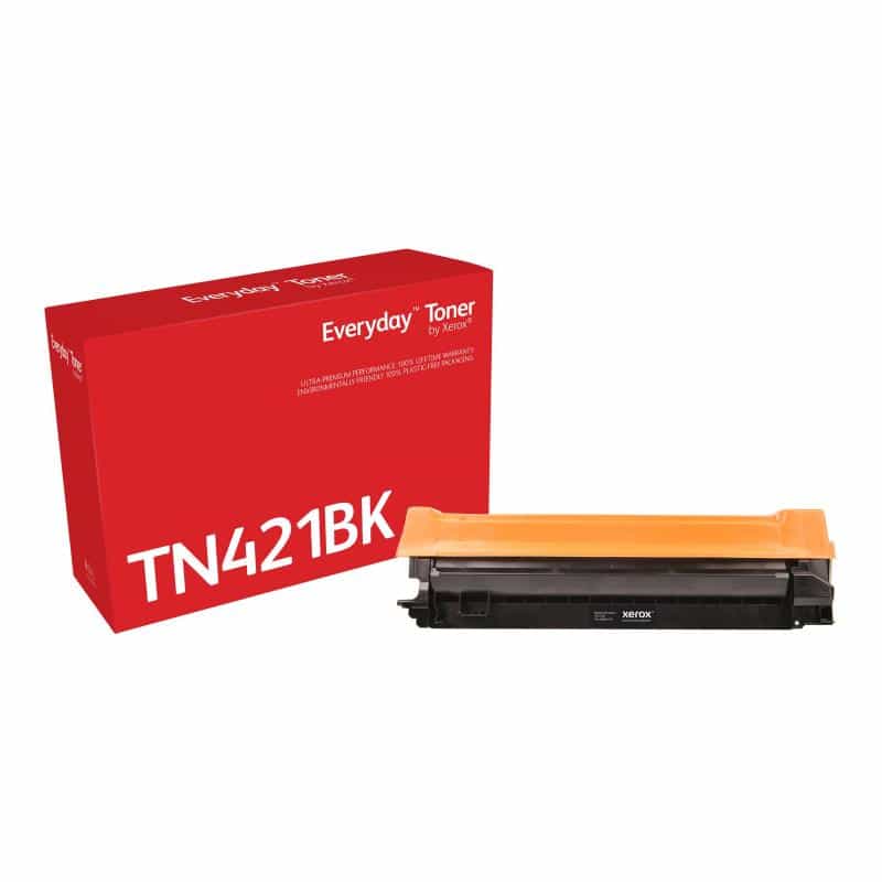 XEROX Everyday Toner in Schwarz Alternative für TN-421BK Standard für Brother DCP-L8410CDW/DCP-L8410