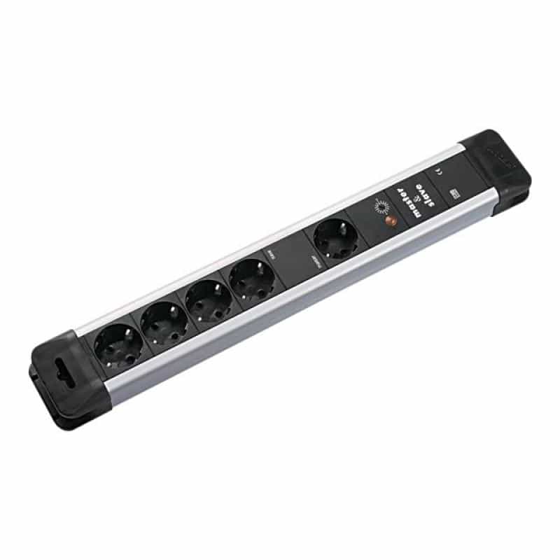 BACHMANN Master-Slave Steckdosenleiste "Connect", 1+4-fach, Anschlussleitung 2,0 m
